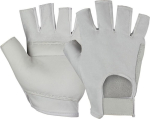 Assembly gloves, fingertips free Size 10, goat nappa leather, white Universal mounting