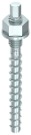 Anchor bolt with hexagon head SW8 12.0x120 mm, blue galvanised MULTI-MONTI MMSplus-V