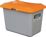 Korrelcontainer zonder uitstroomopening 400 l, LxBxH 890x600x640 mm GFK grijs/oranje