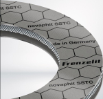 Afdichtingsring voor hoge druk 100x150x15x4 mm, grafiet geëxpandeerd novaphit SSTC TRD401