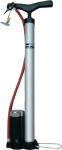 Hand air pump with pressure gauge H0600 mm Aluminium