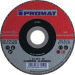 Cutting disc aluminium Ø 125x1.6 mm, straight Promat 841048