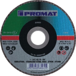 Cutting disc INOX/steel/stone Ø 125x1.0 mm, straight Promat 841050