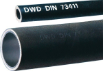 Koelwaterslang 25x3,5 mm, EPDM zwart, vernet DWD 660 DIN 73411 R