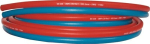 Oxygen/acetylene twin hose 6x5.0 / 9x3.5 mm, rubber blue/red DWD 766 EN ISO 3821
