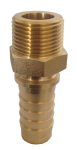 Dampfschlaucharmatur mit Sicherungsbund LW 38 mm, AG 1.1/2" Messing, nach EN 14432