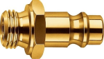 Plug nipple AG 1/2" Brass, EWO