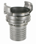 Koppeling met verbindingsstuk & vergrendeling DN65 mondstuk 65 mm Guillemin, roestvrij staal AISI 316