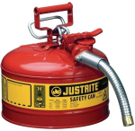 Sicherheits-Verteilerbehälter 7,5 l, für brennbare Flüssigkeiten Stahlblech rot, gemäß TRbF60