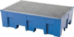 Lekbak 220 l LxBxH 1245x865x350 mm Polyethyleen met gegalvaniseerd rooster