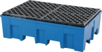 Lekbak 220 l LxBxH 1245x865x350 mm Polyethyleen met PE rooster