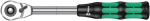 Ratel met hendelschakelaar 1/2" L=281 mm Wera 8006 C Hybrid Zyklop