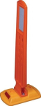 Zichtbaar teken met bevestigingsmateriaal H600xB260xD160 mm geel/oranje met reflecterende strepen