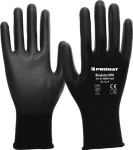 Nylon Handschuhe Gr.6, schwarz, EN388 Kat. II Promat Blackstar NPU