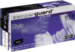 Nitril handschoenen voor eenmalig gebruik Maat XL, zwart, poedervrij, EN388/455/374 Semperguard Nitril Stijl 0448