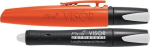 Permanente marker Bordmarker, wit met clip Pica Vision Longlife