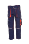 Children's trousers MG260 navy/orange, Planam Junior