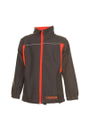 Kids softshell jacket olive/orange, PO Planam Junior