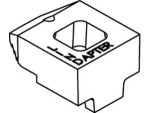 Clamp with smooth support LM 16 11.0 GTW 40 hot-dip galvanised Lindapter B-L long