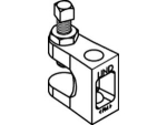 Clamp with screw & lock nut FL 4 - D 13 GTW 40 galvanised Lindapter FL-D through hole