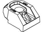 Clamp for high thrust forces KM 20 ductile iron hot-dip galvanised Lindapter AF-K short