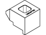 Klemme für Schienenprofil & Stahlträger BR 20 10,0 Temperguss verzinkt Lindapter BR-M mittel