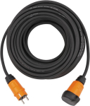 Outdoor extension cable 10 m black H07RN-F3G1.5 IP44 Brennenstuhl professionalLine VN 1100