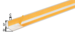 Aluminium angle profile 30x30x2 mm, L=1 m self-adhesive GAH 433574