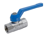 Full bore ball valve IG/IG 1/2", PN40 Bl=65 mm Chrome-plated brass, PTFE FPM seals