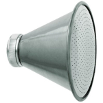 Gietkop, conisch Binnendraad G 3/4" Ø 103 mm, roestvrij staal GEKA plus 5000SB
