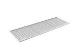 Gitterrostboden aufgelegt LxT 3300x1100 mm, feuerverzinkt Meta Multipal bis 500 kg / Palette