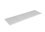 Gitterrostboden eingelegt LxT 3600x1100 mm, feuerverzinkt Meta Multipal bis 1000 kg / Palette