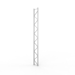 Dismantled upright frame HxD 7700x800 mm Type 120/20 galvanised META Multipal