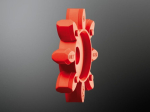 Tandwielrand Rotex GS 48 98 Shore A GS rood, binnen-Ø 20,5
