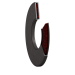 Set of sealing louvres Z 206 F Sealing disc flocked, SKF