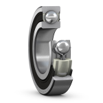 Roestvrij diepgroefkogellager W 6005-2RS1/W64F afgedicht, SKF Solid Oil