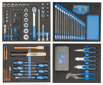 Tool assortment 147-piece in check tool modules Gedore TS-147
