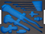 Foam insert empty 2/2 L-BOXX 136, bottom Gedore EI-1100-03-100 B