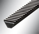 Brede PU-band 5Mx1320 La (5x3 mm) Optibelt WR (hoek 60 graden)