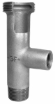 Inschroefmof nr. 378 gegalvaniseerd A/A R/G Uitgang I Rp 1/2" Georg Fischer