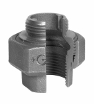 Screw connection no. 332 black I/A Rp/R 1" flat sealing Georg Fischer