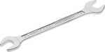 Dubbele steeksleutel SW 17x19 mm L=220,9 mm verchroomd Hazet 450N-17X19
