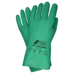 Gloves, chemical protection Size 7, green, nitrile, EN 388 Nitras Green Barrier 3450