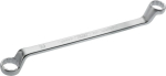 Dubbele ringsleutel met diepe offset SW 24x27 mm L=340 mm verchroomd Hazet 630-24X27