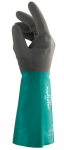 Nitrile chemical protection gloves Size 8 L=356 mm grey/green Ansell AlphaTec 58-535W