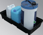 Drip tray 40 l, WxDxH 800x600x175 mm Polyethylene without PE grating