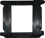 Frame strap buckle W=49 mm, powder-coated, EL49MBL 1900 Spanset EasyLash D002104