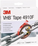 Montagetape B=19 mmx, L=3 m, transparant 3M VHB Tape 4910F