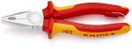 Combination pliers with eyelet Lges=180 mm, chrome-plated, MK-sleeve Knipex 03 06 180 T