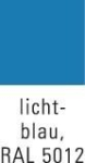 Kippbehälter mit Einfahrtaschen 250 l, LxBxH 1130x590x740 mm lichtblau, Mulde kastenförmig